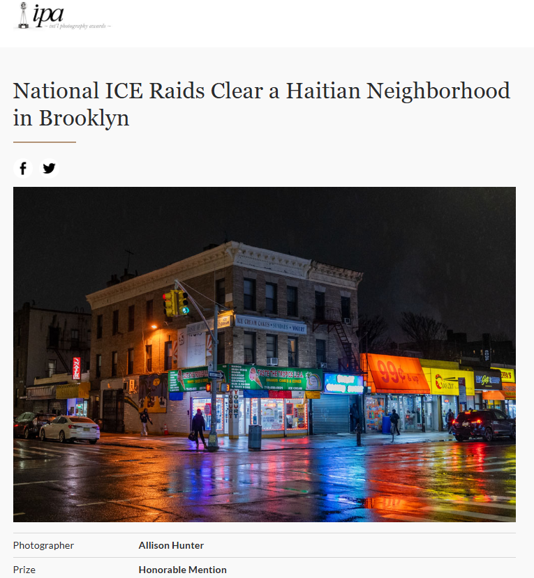 Thumbnail of Haitain Times wins Honorable Mention from IPA